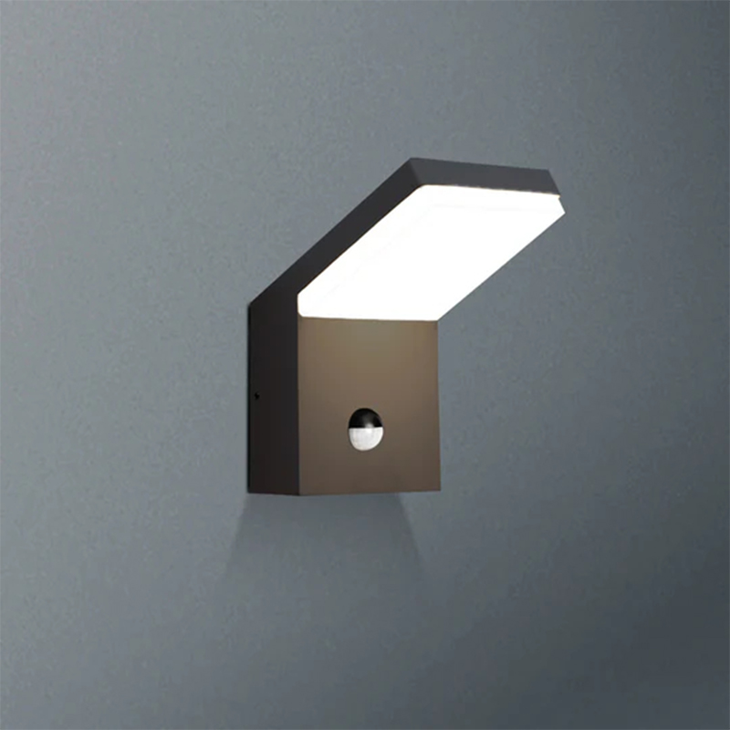 19217 IP54 18W 1800Lm Gris/Blanco/Negro Apliques LED de exterior con detectores de movimiento