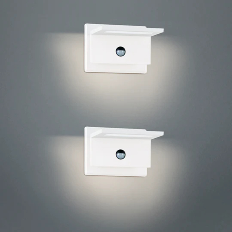 17311 Paquete de 2 luces de pared LED para exteriores