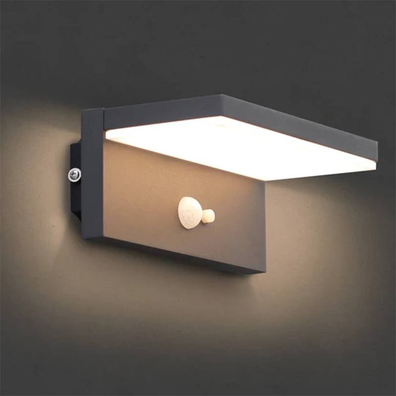 17329 Lámpara de pared con iluminación solar LED para exteriores